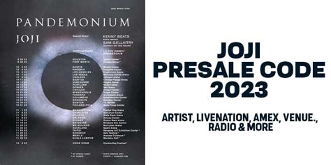 joji presale